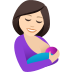 🤱🏻 breast-feeding: light skin tone display on JoyPixels